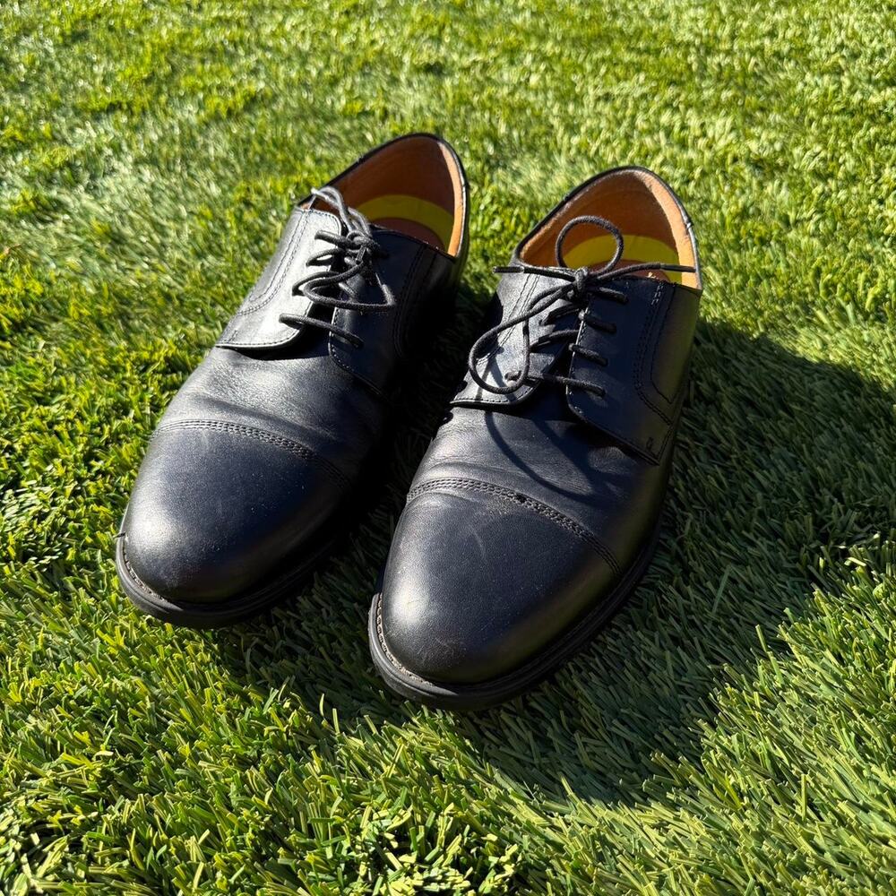 Black Dress Shoes Lace Up Florsheim Size 9.5 Men's US